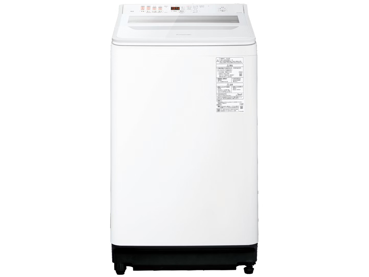 Panasonic 全自動洗濯機 10kg NA-FA10H6-W(ホワイト)