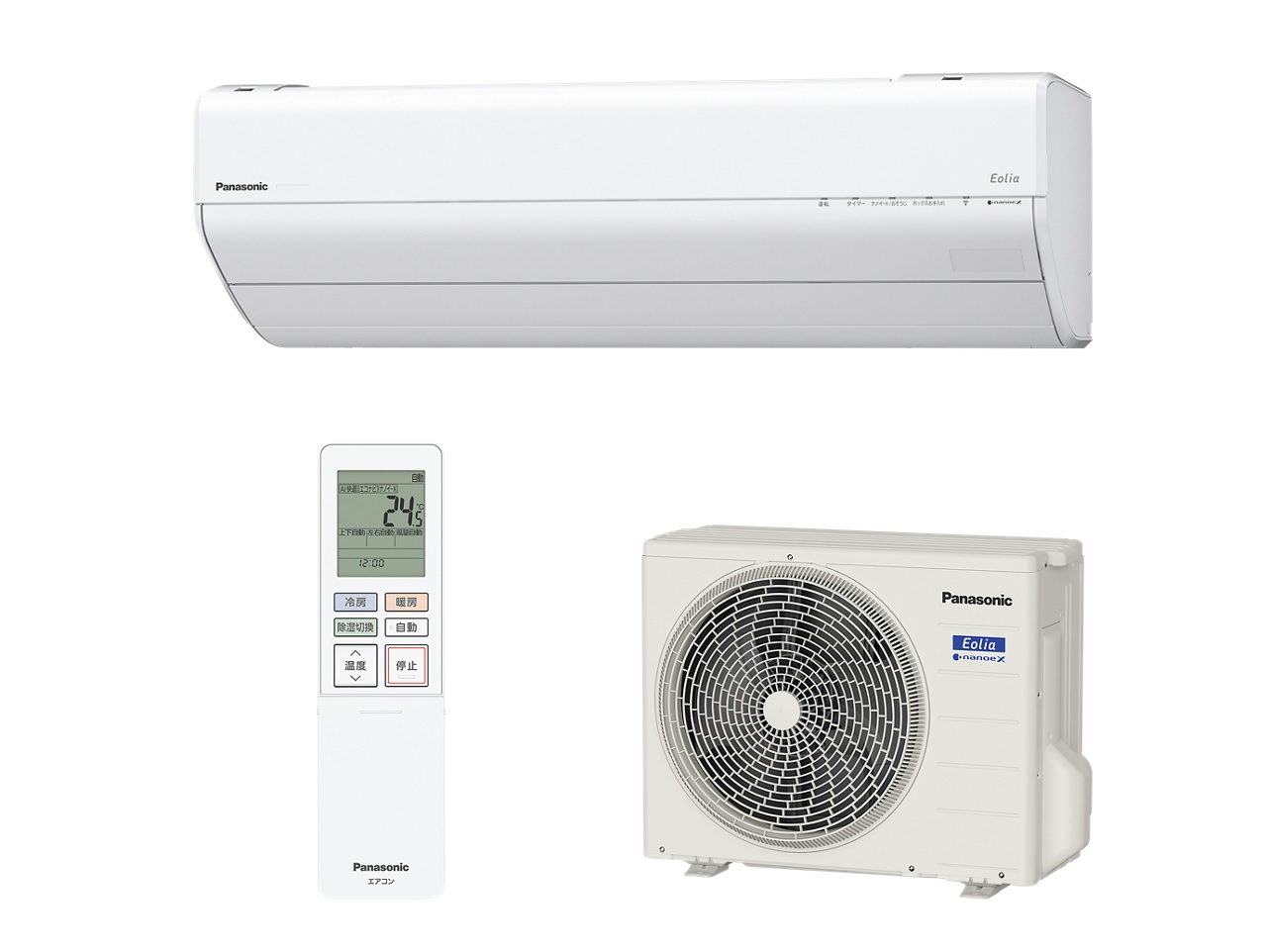 Panasonic �Ǌ|�G�A�R�� �G�I���A GX�V���[�Y CS-365DGX-W �i�N���X�^���z���C�g�j