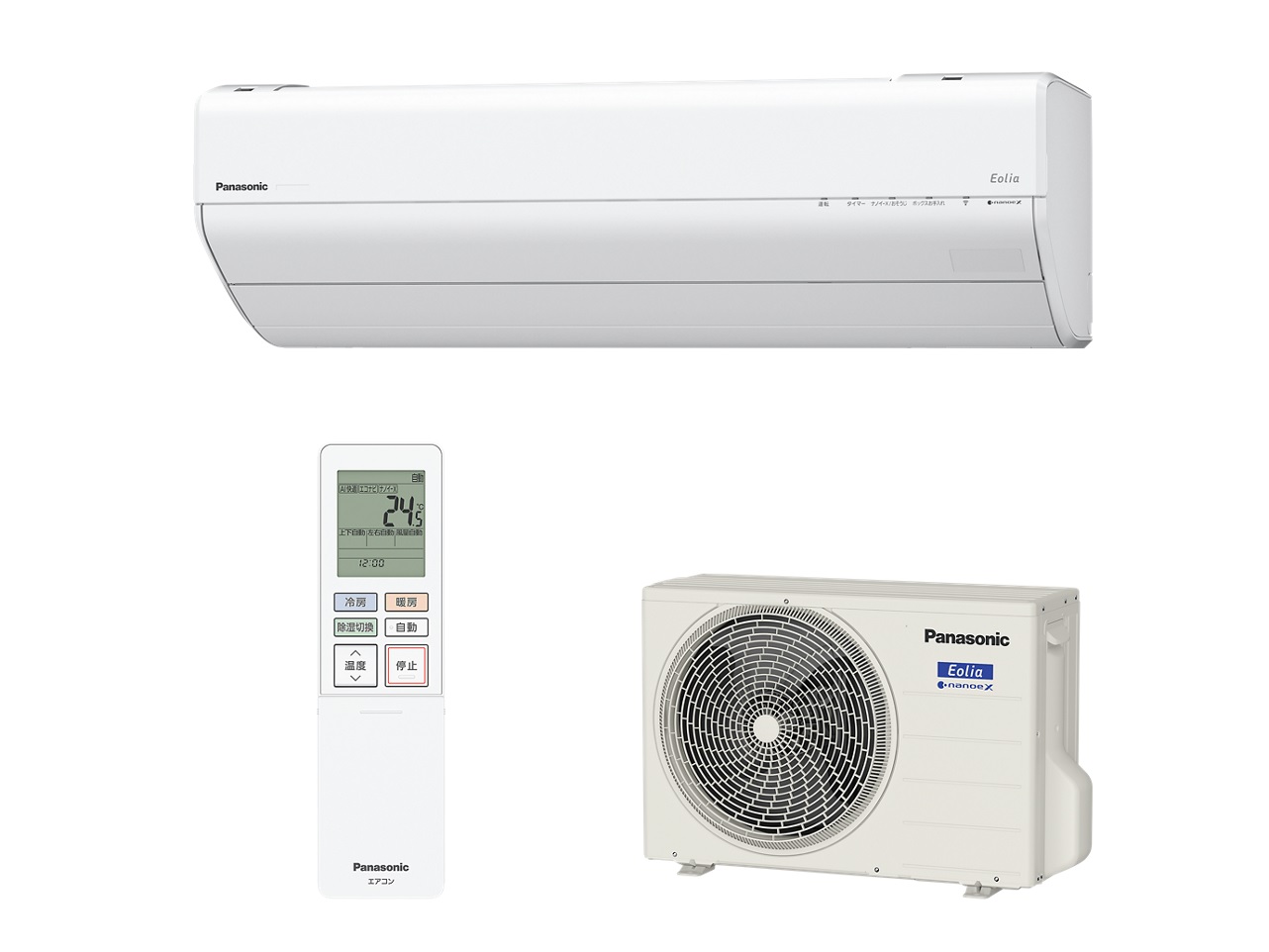 Panasonic �Ǌ|�G�A�R�� �G�I���A GX�V���[�Y CS-405DGX2-W �i�N���X�^���z���C�g�j