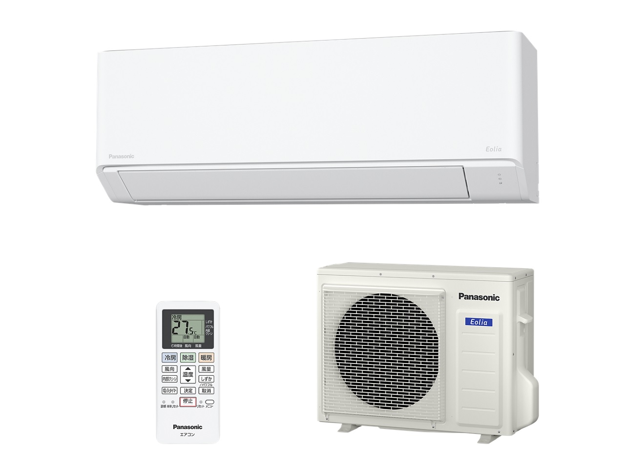 Panasonic �Ǌ|���G�A�R�� �G�I���A F�V���[�Y CS-566DFL2-W�i�N���X�^���z���C�g�j