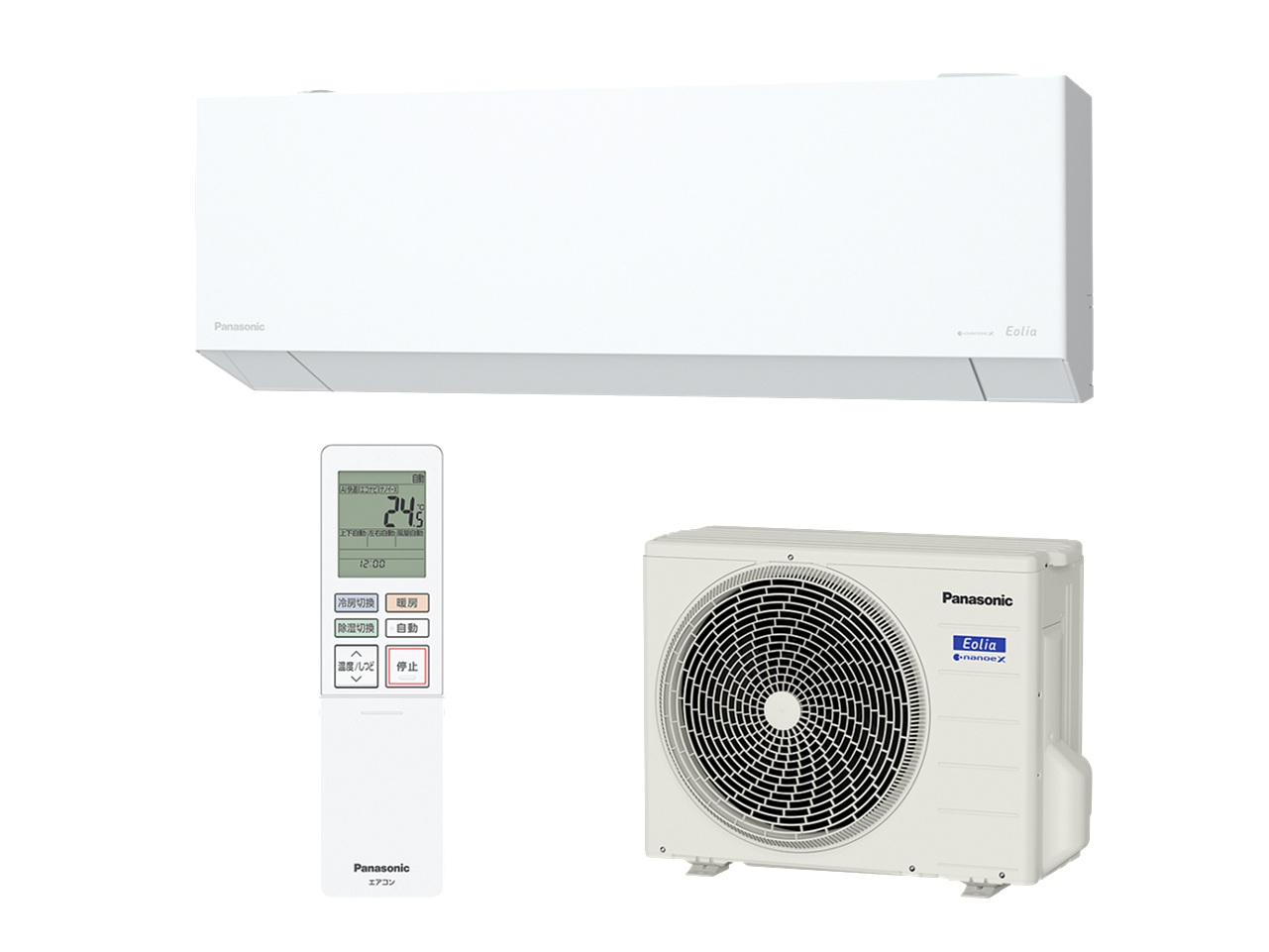 Panasonic �Ǌ|�G�A�R�� �G�I���A EX�V���[�Y CS-226DEX-W �i�N���X�^���z���C�g�j