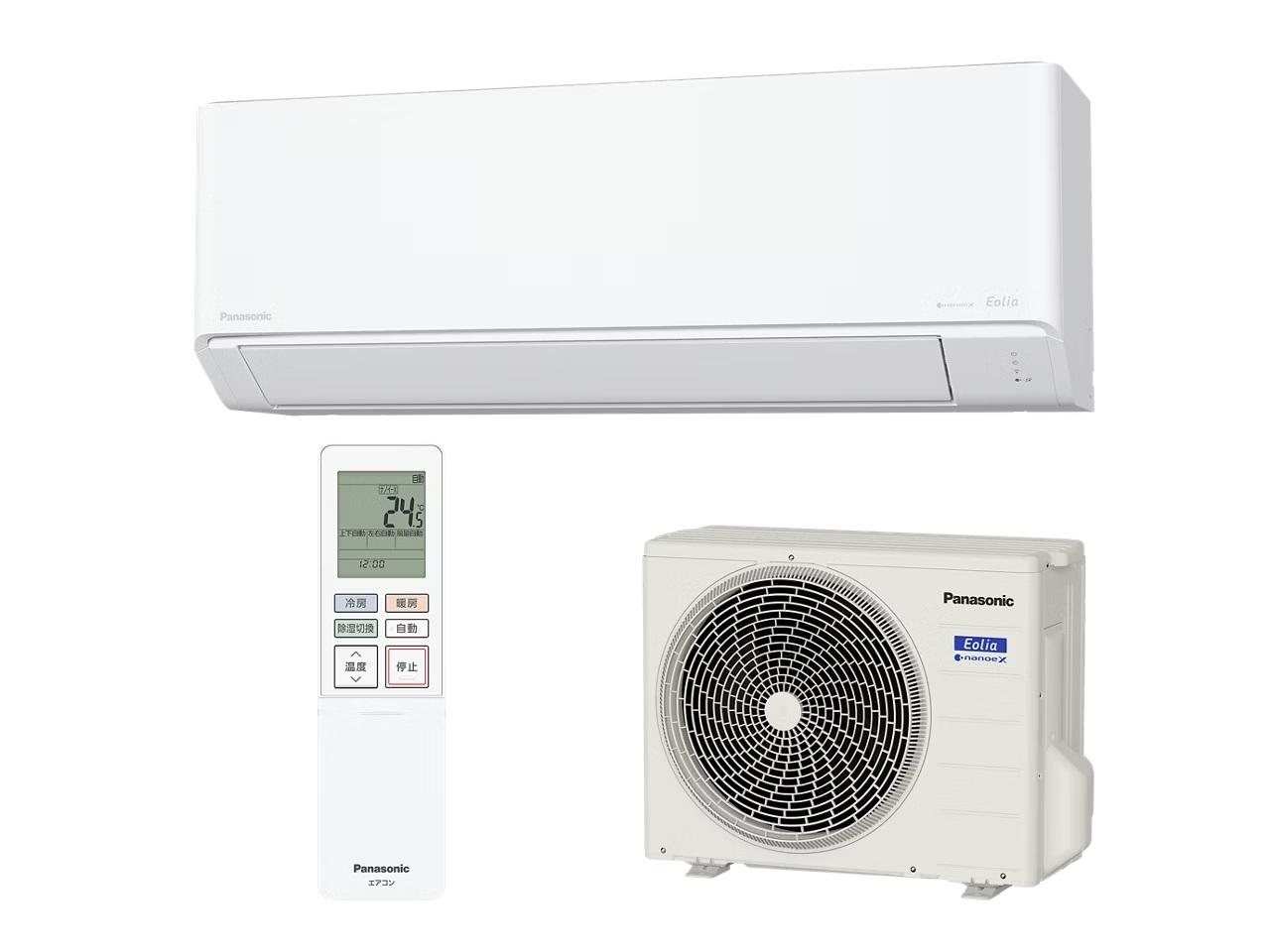 Panasonic �Ǌ|�G�A�R�� �G�I���A J�V���[�Y CS-366DJ-W �i�N���X�^���z���C�g�j