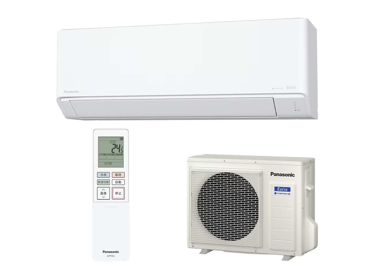 Panasonic �Ǌ|�G�A�R�� �G�I���A J�V���[�Y CS-566DJ2-W �i�N���X�^���z���C�g�j