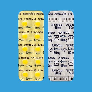 ミノマイシン錠50mg100錠(PTP)(ファイザー)