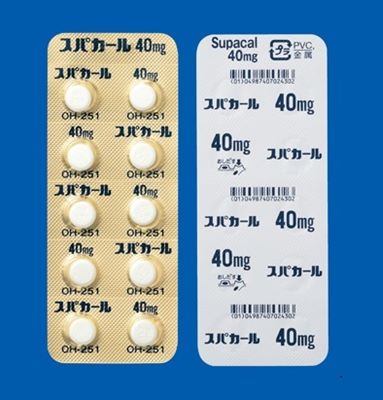 スパカール錠40mg100錠(PTP)(大原薬品工業)