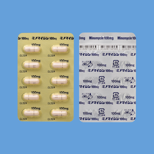 ミノマイシンカプセル100mg100カプセル(PTP)(ファイザー)