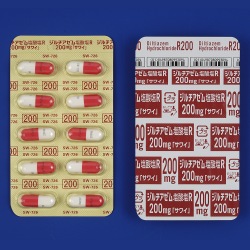 ジルチアゼム塩酸塩Rカプセル200mg「サワイ」100カプセル(沢井製薬)