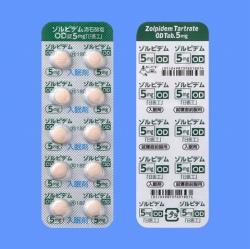 ゾルピデム酒石酸塩OD錠5mg「日医工」100錠(日医工)