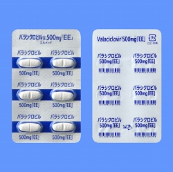 バラシクロビル錠500mg「EE」42錠(日医工)