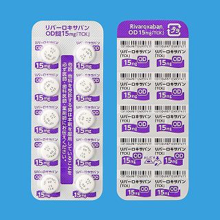 リバーロキサバンOD錠15mg「TCK」 100錠(フェルゼンファーマ)
