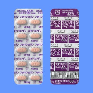 フェキソフェナジン塩酸塩錠60mg「SANIK」 100錠 (日医工)