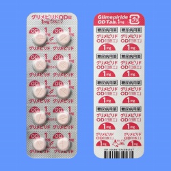 グリメピリドOD錠1mg「日医工」100錠(日医工)