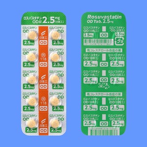 ロスバスタチンOD錠2.5mg「日医工」 100錠 (日医工)