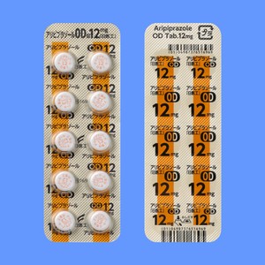 アリピプラゾールOD錠12mg「日医工」 100錠 (日医工)