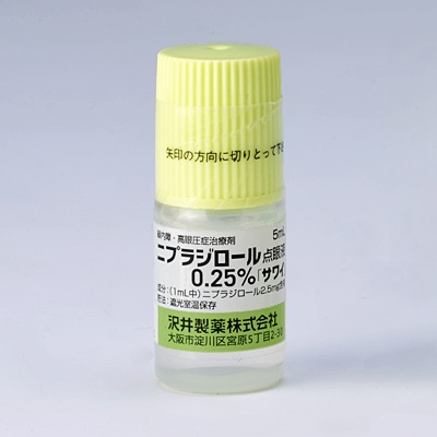 ニプラジロール点眼液0.25%「サワイ」 5mL×10瓶(沢井製薬)