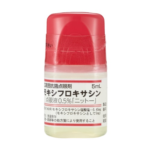 モキシフロキサシン点眼液0.5%「ニットー」5mL×10瓶(日東メディック)