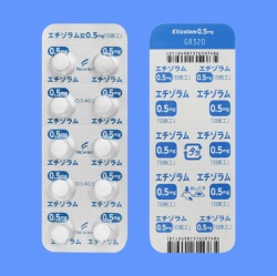 エチゾラム錠0.5mg「日医工」100錠(日医工) エチゾラム錠0.5mg「日医工」100錠(日医工)