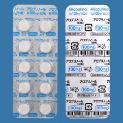 アロプリノール錠100mg「NS」 100錠 (日新製薬) アロプリノール錠100mg「NS」 100錠 (日新製薬)