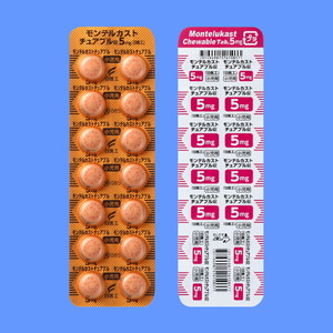 モンテルカストチュアブル錠5mg「日医工」 140錠 (日医工) モンテルカストチュアブル錠5mg「日医工」 140錠 (日医工)