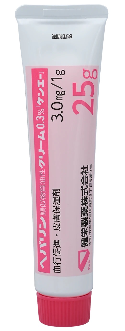 ヘパリン類似物質油性クリーム0.3%「ケンエー」25g×10本(健栄製薬) ヘパリン類似物質油性クリーム0.3%「ケンエー」25g×10本(健栄製薬)